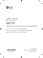 Preview for 1 page of LG 43UN71 Series Owner'S Manual