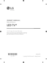 Предварительный просмотр 3 страницы LG 43UN72 Series Owner'S Manual