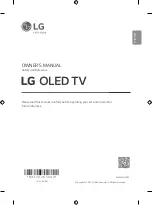 Предварительный просмотр 1 страницы LG 43UP7750PTZ.ATR Owner'S Manual