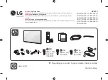 Предварительный просмотр 1 страницы LG 43US660H9UA Easy Setup Manual