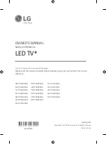 Предварительный просмотр 9 страницы LG 43UT343H0UA Owner'S Manual