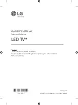 Предварительный просмотр 9 страницы LG 43UT640S Series Owner'S Manual