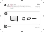 LG 43UT672M0UC Easy Setup Manual предпросмотр