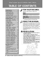 Preview for 2 page of LG 456394 Owner'S Manual