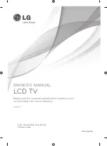 Предварительный просмотр 3 страницы LG 47CS56 Series Owner'S Manual