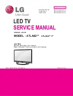 LG 47LA62 Series Service Manual предпросмотр