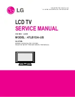 LG 47LB1DA-UB Service Manual предпросмотр