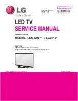 Предварительный просмотр 1 страницы LG 47LB58 Series Service Manual