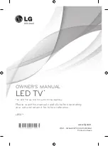 LG 47LB582Y Owner'S Manual preview