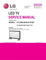 Предварительный просмотр 1 страницы LG 47LB582Y Service Manual