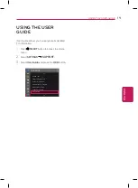 Предварительный просмотр 19 страницы LG 47LB5830 Owner'S Manual