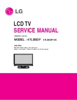 LG 47LB5DF Service Manual предпросмотр