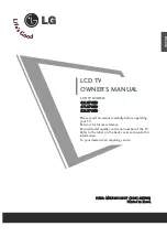 Предварительный просмотр 3 страницы LG 47LC70ED-CA Owner'S Manual