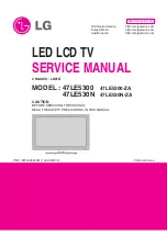 LG 47LE5300 Service Manual предпросмотр