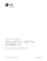 LG 47LE7500 Owner'S Manual предпросмотр