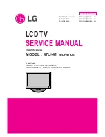 Preview for 1 page of LG 47LH41 Service Manual