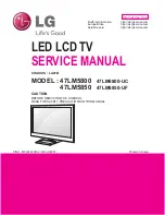 Preview for 1 page of LG 47LM5800 Service Manual