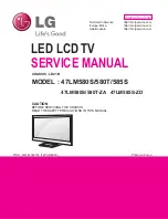 Предварительный просмотр 1 страницы LG 47LM580S Service Manual