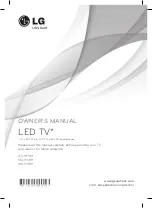 Предварительный просмотр 1 страницы LG 47LY970H Owner'S Manual