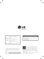 Предварительный просмотр 28 страницы LG 47LY970H Owner'S Manual