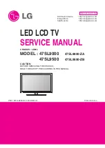 LG 47SL9000 Service Manual предпросмотр