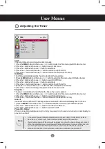 Preview for 34 page of LG 47VS10MN Owner'S Manual