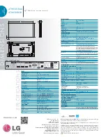 Предварительный просмотр 2 страницы LG 47WV30-BAA Specifications