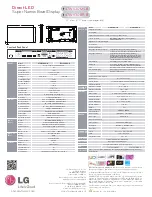 Preview for 2 page of LG 47WV30BR-B Specification