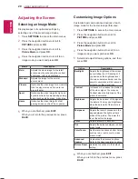 Preview for 20 page of LG 47WV50BR Owner'S Manual