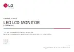 Предварительный просмотр 1 страницы LG 49BQ95C Owner'S Manual