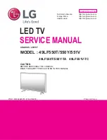 LG 49LF550T Service Manual предпросмотр