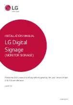 LG 49LS75C-M Installation Manual preview