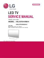 Preview for 1 page of LG 49LX560H Service Manual