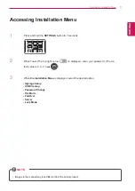 Preview for 1 page of LG 49MS75A Installation/Accessing