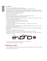 Предварительный просмотр 8 страницы LG 49SE3DD Owner'S Manual