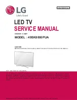 LG 49SK8000PUA Service Manual предпросмотр