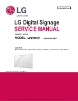 LG 49SM5C Service Manual предпросмотр