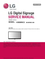 LG 49SM5KD Service Manual предпросмотр