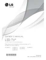 LG 49UB8200 Owner'S Manual preview