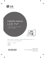 LG 49UB85 series Owner'S Manual preview