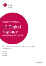 LG 49UH5B Owner'S Manual preview