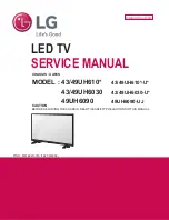 LG 49UH6090 Service Manual предпросмотр