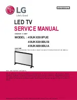 LG 49UK6300BUB Service Manual preview