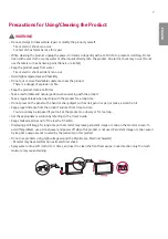 Предварительный просмотр 7 страницы LG 49VH7C Owner'S Manual