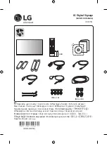 Preview for 1 page of LG 49VL5D Manual