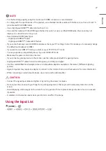 Preview for 27 page of LG 49VL5G Owner'S Manual