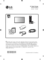 LG 49XS2D Quick Start Manual предпросмотр