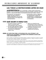 Предварительный просмотр 40 страницы LG 50144803 - DLE5955W 27in Electric Dryer User'S Manual And Installation Instructions