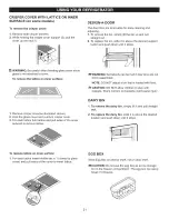 Предварительный просмотр 21 страницы LG 50144815 - LFX23961ST 22.6 cu. ft. Refrigerator Owner'S Manual