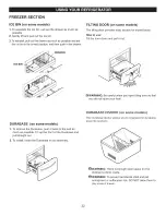 Предварительный просмотр 22 страницы LG 50144815 - LFX23961ST 22.6 cu. ft. Refrigerator Owner'S Manual